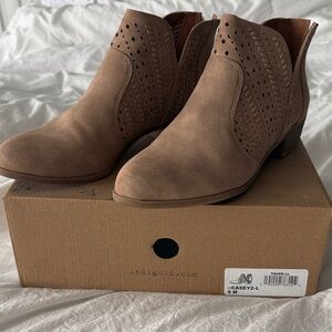 Indigo Women's Brown Ankle Booties